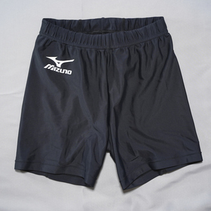 ミズノ MIZUNO ランニング ショート タイツ スパッツ 陸上 ジョギング トレーニング メンズ 黒 Mサイズ