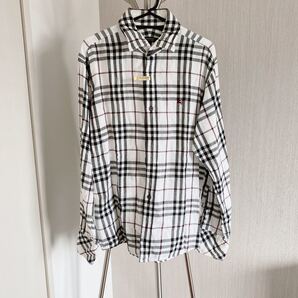 BURBERRY バーバリーブラックレーベル 長袖 シャツ ブラウス バーバリー チェック柄 チェックシャツ