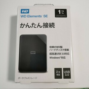 新品　未開封　WD ポータブルハードディスク 1TB　Portable HDD　USB3.0