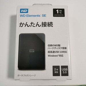 新品 未開封 WD ポータブルハードディスク 1TB Portable HDD USB3.0