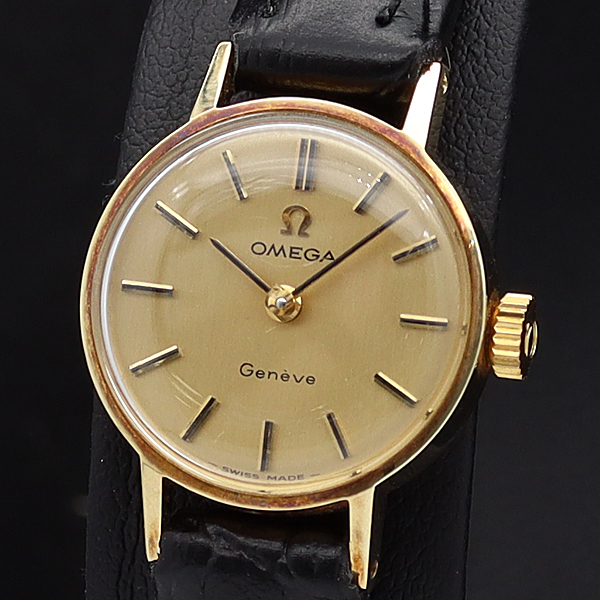 大特価!! 【即決】 OMEGA オメガ レディマティック 手巻き 腕時計 ...