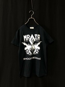 ◆SHOOT BOXING 宍戸大樹　半袖Tシャツ S　両面プリント　ブラック