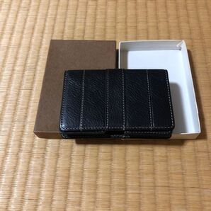 コムサイズム黒名刺入れ