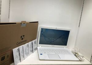 Gateway NE574-H14G/F N16Q2 Windows 10 Home Celeron CPU 3855U 1.60GHz 4GB HDD 1TB ノート型パソコン ホワイト