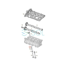 VW パサート B5 B6(3B2 3B5 3C2 3C5) ポロ(6R1 6C1) シロッコ3(137 138) ティグアン(5N_) バルブステムシール 8点セット 036109675A_画像2