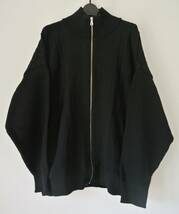 新品未使用　YASHIKI 【22SS】Natsumi Knit Blouson(BLACK) 　ニット　ヤシキ　YSK-22SS-KN01_画像2