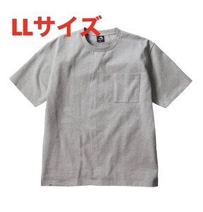 新品 ワークマン LLサイズ WORKMAN ヘビーウェイトコットン オーバーサイズ 半袖 Tシャツ 綿 コットン素材 ベビーウエイト グレー GRAY