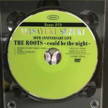 Y0809B2B 鈴木雅之 30TH ANNIVERSARY LIVE THE ROOT〜could be the night〜 初回生産限定盤 DVD CD 3枚組 (CD1枚欠品) セル版 帯付き_画像5