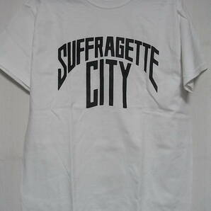 即決★新品ロックＴシャツ★サフラジェット・シティ★SUFFRAGETTE CITY★ホワイト×ブラック★S/M/Lサイズ対応可能★DAVID BOWIE関連の画像1