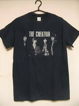 即決★新品バンドＴシャツ★クリエイション★THE CREATION★ネイビーボディ×グレープリント★S/M/Lサイズ対応可能★60'Sビート関連_画像1