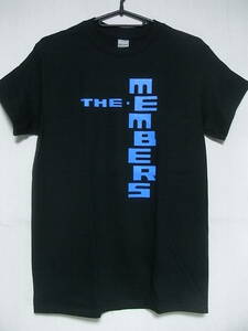 即決★新品ロックＴシャツ★ザ・メンバーズ★THE MEMBERS★ブラックボディ×ライトブルー★S/M/L/XLサイズ対応可能★70'S パンク/POWER POP