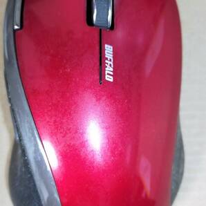 無線レーザーマウス BSMLW10RD バッファロー 中古品