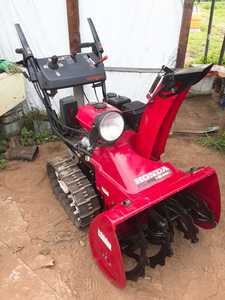 山形 ホンダ除雪機 HS660 電動シューター HST無断変速 ゴムクローラー良品 動作品 HONDA スノーラ