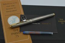 (241S 0813G10) PARKER パーカー STERLING SILVER 万年筆 ペン先 14K_画像1