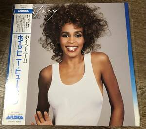 LP【SOUL・DISCO】Whitney Houston / Whitney【Arista・28RS-12・87年国内盤帯付き・ホイットニーヒューストン・ホイットニーⅡ】