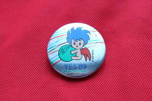 👌ばっちり! ◆レア◆横浜博覧会◆ 『 YES'89 横浜博覧会 』 缶バツジ ◆「缶バッジのコレクター」◆ ⭕🌕 
