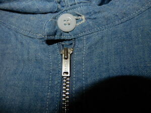 50's モンゴメリーワード POWR HOUSE ハーフZIP シャンブレー ビンテージ オリジナル (検 リーバイス LEVIS 501XX 1st 507XX S506XX 大戦 s