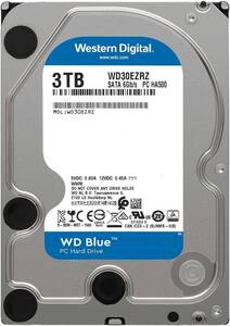 ● Western Digital HDD 3TB WD Blue PC 3.5インチ 内蔵HDD WD30EZRZ SATA 6Gbps対応 正常判定品 ウエデジ