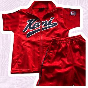 カールカナイ セットアップ 子ども用 120 半袖 ハーフパンツ