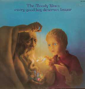 プログレ The Moody Blues every good boy deserves favor レコード 歌詞カード付き