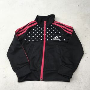 送料無料★adidas アディダス★ジャージ ジャケット★キッズ　子供　100★ブラック#40804sj74