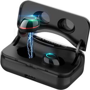 イヤホン Bluetooth 5.1対応 HiFi IPX6 防水 6時間持久 LEDディスプレイ Siri対応 ワイヤレス イヤホン 自動ペアリング
