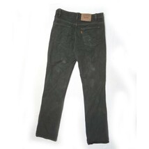 リーバイス ジーンズ Levi's 517 米国製 ブーツカット モスグリーン W33 MADE IN THE USA_画像3