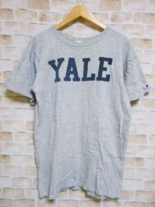 ★即決★【チャンピオン】80s ヴィンテージ USA製 YALE大学 カレッジTシャツsizeL