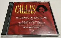 廃盤 MELODRAM 2CD マリア・カラス グルック 歌劇 タウリスのイフィゲニア サンツォーニョ / アルバネーゼ コッソット ドンディ 1957_画像1