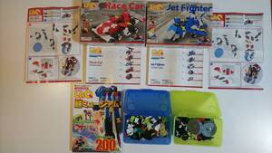 送料込★LaQレースカー&ジェットフライトセット他700pcs以上ピースありガイドブックつき★美品
