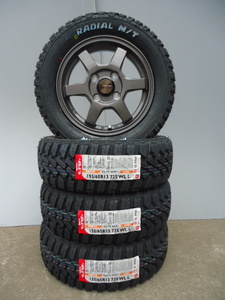 マッドスタ-ラジアルM/T155/65R13新品☆アゲバンアゲトラ軽バン軽トラハイゼットエブリ-キャリ-Nバンアトレ-ラパンウェイクサンバ-ピクシス