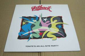 中古LPレコード　■　FATBACK ■ TONITE'S AN ALL-NITE PARTY ■　FATBACK BAND ファット・バック