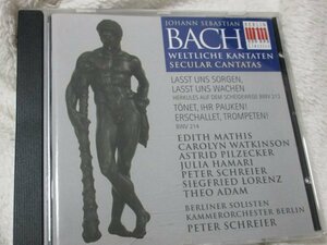バッハの世俗カンタータ　BWV.213、 BWV.214【CD】ペーター・シュライアー（指揮/テノール）エディト・マティス（S
