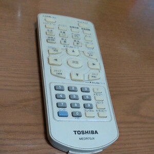 東芝 ポータブルDVDプレーヤーリモコン