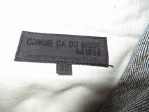 ★COMME CA DU MODE MEN/コムサデモードメン★良品　32　黒　ボタンフライジーンズ_画像8