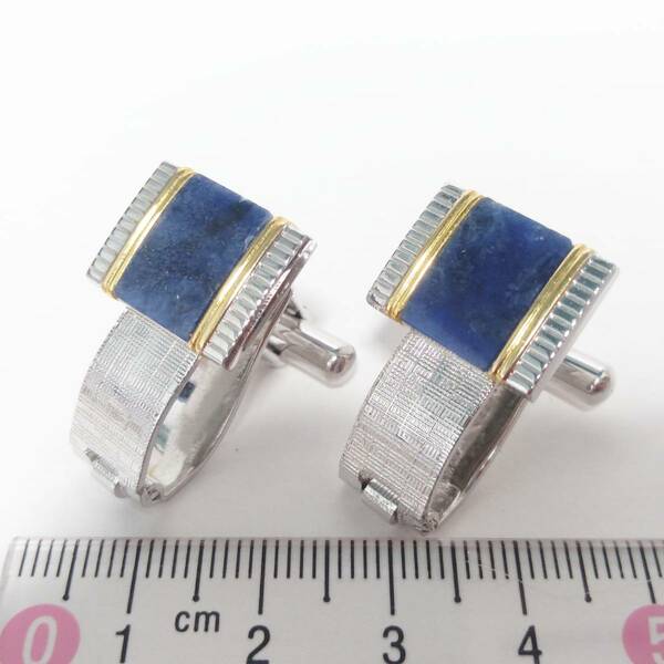 CW64 カフリンクス カフス ボタン シルバー ラップアラウンド Wrap Cufflinks ベルト メッシュ チェーン 刻印入り