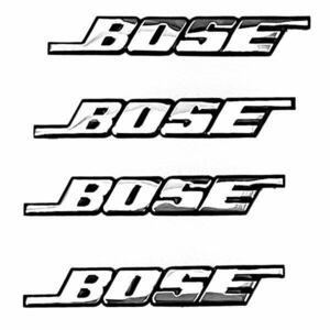 ボーズ BOSE スピーカーロゴプレート エンブレム ステッカー (4枚セット) B