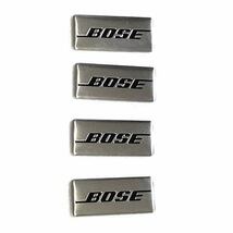 ボーズ BOSE スピーカーロゴ プレート エンブレム ステッカー (4枚セット) A_画像2