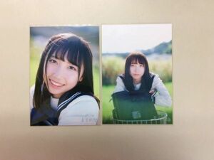 STU48 卒業生 薮下楓 生写真 生写真 未来航路 2枚コンプ 匿名配送対応 O778