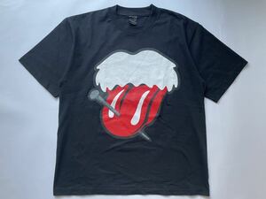 NUMBER (N)INE × The Rolling Stones ナンバーナイン ローリングストーンズ Tシャツ ベロT プリント 半袖 ブラック メンズ 正規品