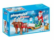 凸凸凸 プレイモービル PLAYMOBIL ☆ クリスマス 9496 サンタのそりとトナカイ Santa's Sleigh with Reindeer ☆ 新品 ☆ 2018年新製品_画像1