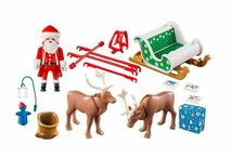 凸凸凸 プレイモービル PLAYMOBIL ☆ クリスマス 9496 サンタのそりとトナカイ Santa's Sleigh with Reindeer ☆ 新品 ☆ 2018年新製品_画像2