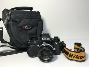 キングラム[01]Nikon[ニコン] 一眼レフカメラ『F3』&カメラレンズ(NIKKOR-S.C Auto 50mm f1.4)セット★ストラップ/バッグ付★送料無料