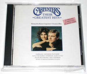 イエスタディ・ワンス・モア/カーペンターズ・ゼア・グレイテスト・ヒッツ Carpenters Their Greatest Hits [ベスト盤] (国内盤)