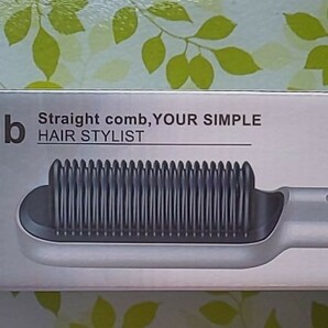 【最終価格】ヘアアイロン Straight Comb マイナスイオン