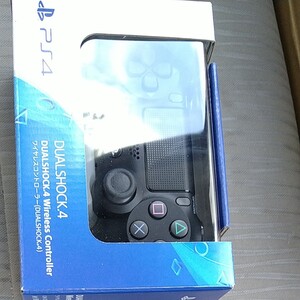PS4 ワイヤレスコントローラー(DUALSHOCK4) ジェット・ブラック CUH-ZCT2J 新品未開封 店舗印あり