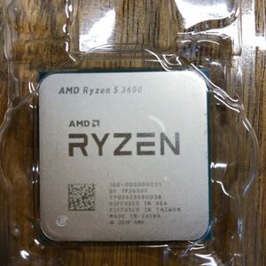 １円〜【動作未確認・ジャンク】AMD Ryzen 5 3600 Socket AM4 Bulk 中古