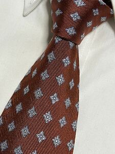  almost unused "Paul Stuart" paul (pole) Stuart fine pattern Sette piege brand necktie 208112