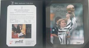 ネドヴェド 直筆サイン入りフォト 20シリ BBM Authentic Collection ユヴェントス Juventus NEDVED パベル ネドベド