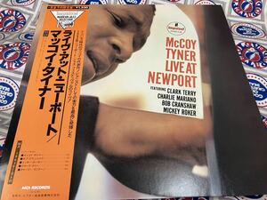 McCoy Tyner★中古LP国内盤帯付「マッコイ・タイナー～ライヴ・アット・ニューポート」